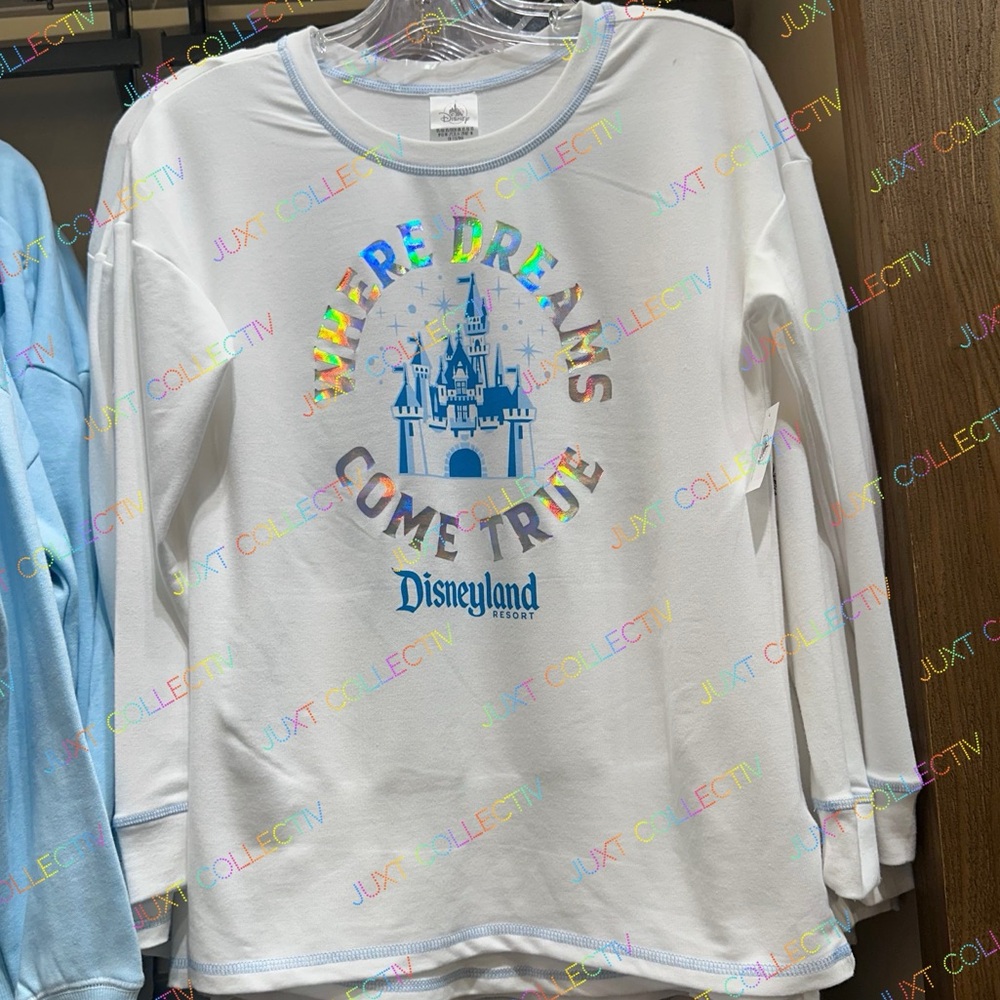 NWT Disney Parks Disneyland Resort Sleeping Beauty Castle Long Sleeve T-Shirt